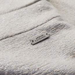 Armani Exchange Off-White Jacquard Crepe Studded Strapless Mini Dress Women's Size 14 alternative image