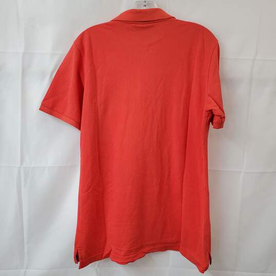 Psycho Bunny by Robert Godley Men's Orange Polo Shirt Size 5 image number 2