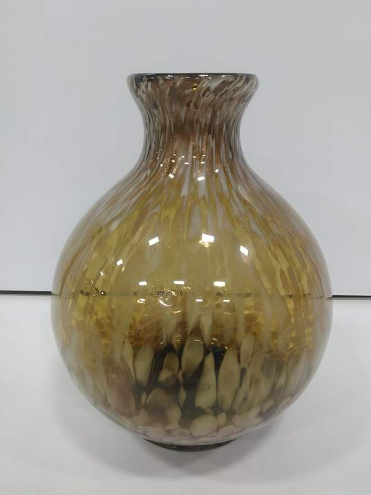 Brown Murano Glass Vase image number 1