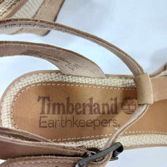 Women's Tan Timberland Earthkeeper Sandals Size 7 image number 6