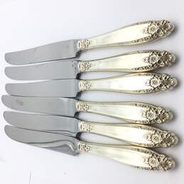 International Sterling Silver Stainless Steel Dinner Knives Bundle 6pcs 437.3g