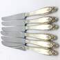 International Sterling Silver Stainless Steel Dinner Knives Bundle 6pcs 437.3g image number 1