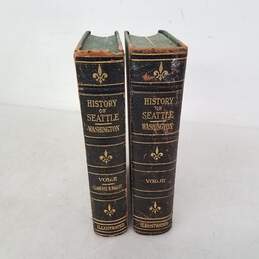Antique 1916 History of Seattle Vols. II & III C.B. Bagley Hardcover
