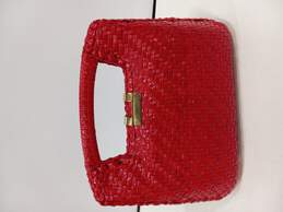 Red Woven Handbag / Purse alternative image