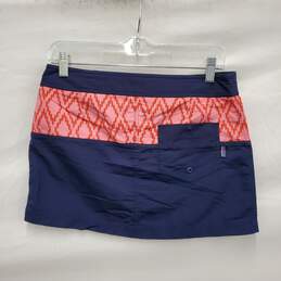 Patagonia WM's Navy Blue & Pink Mini Swimwear Skirt Size 4 alternative image