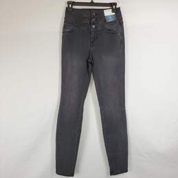 NY & Company Women Grey Jeans Sz 4 NWT