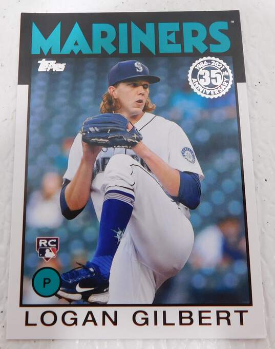 2020 Logan Gilbert Topps Rookie 35th Anniversary Seattle Mariners image number 1