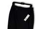 NWT Womens Black Stretch Back Zip Knee Length Straight & Pencil Skirt Sz 8 image number 3
