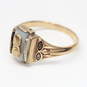 10K Yellow Gold Mother of Pearl 1968 Class Ring Size: 8 - 3.7g image number 3