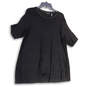 Womens Black Short Sleeve Crew Neck Regular Fit Pullover Tunic Top Size 1X image number 1