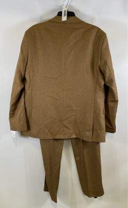 Jack Martin Mens Tan Long Sleeve Single Breasted 2 Piece Suit Pants Size 44 alternative image