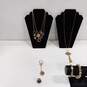 6 Piece Assorted Gold Toned Jewelry Collection image number 1