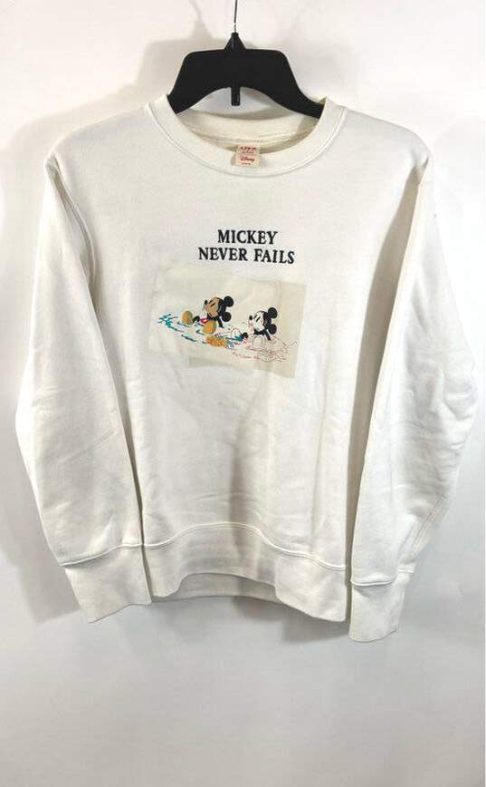Disney UT White Sweater - Size S image number 1