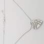 Brighton Silver Tone Heart Pendant Necklace 11.5g image number 5