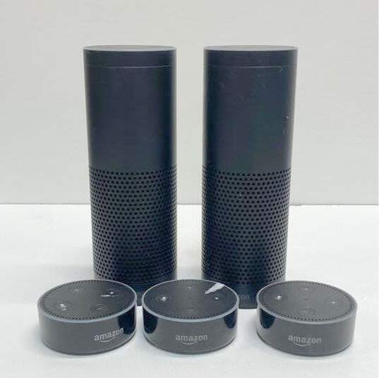 Amazon Alexa Speaker Bundle Lot of 5 Echo Dot image number 1