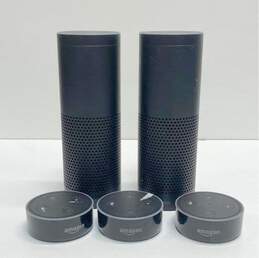 Amazon Alexa Speaker Bundle Lot of 5 Echo Dot