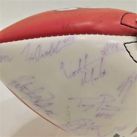 Wisconsin Badgers Team Signed Football image number 3