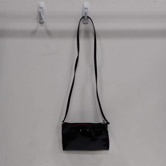 Kate Spade Black Patent Leather Polka Dot Crossbody Bag image number 2