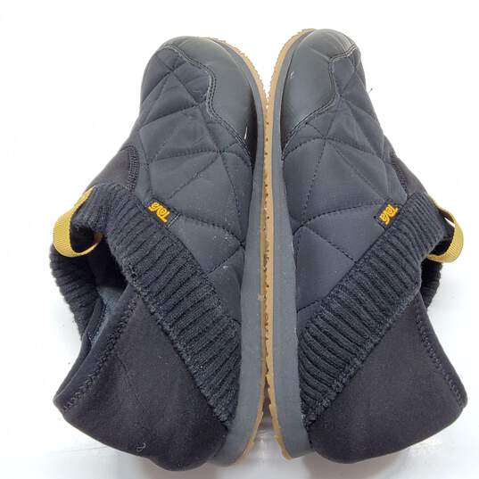 Teva Ember Moc Black Quilted Sneakers Size 12 image number 3