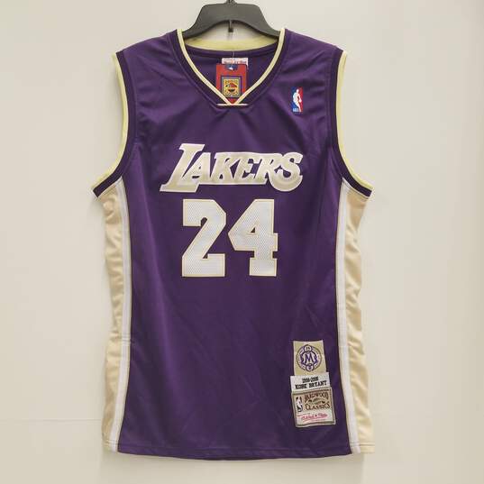 Mitchell & Ness Hardwood Classics L.A. Lakers  Kobe Bryant #24 1996-2006 Purple Jersey Sz. XL (NWT) image number 1