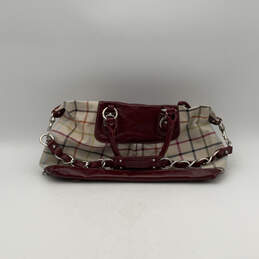 Womens Multicolor Leather Inner Pocket Shoulder Bag Purse W/ Chain Details alternative image
