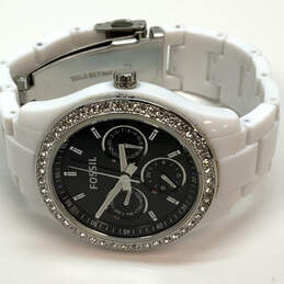 Designer Fossil ES-2669 Stainless Steel Round Dial Quartz Analog Wristwatch alternative image