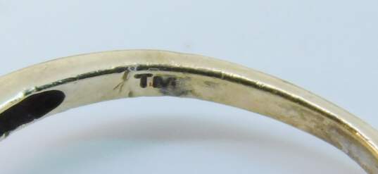 10K Yellow Gold Diamond Accent Ring- For Repair 2.3g image number 6