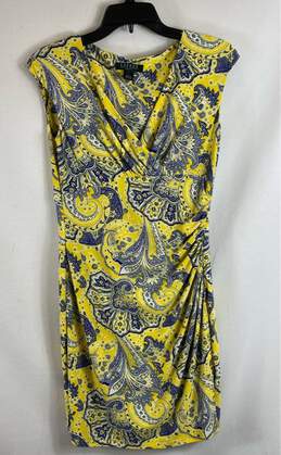 Lauren Ralph Lauren Yellow Casual Dress - Size 6
