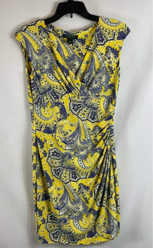 Lauren Ralph Lauren Yellow Casual Dress - Size 6 image number 1