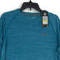 NWT Mens Blue Crew Neck Long Sleeve Pullover T-Shirt Size Medium image number 3