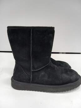 Ugg Koolaburra by Ugg Women's Black Suede Shearling Boots Size 6