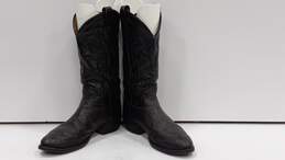 Men's Tony Lama Leather Western Boot Sz 8E alternative image
