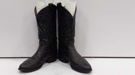 Men's Tony Lama Leather Western Boot Sz 8E image number 2
