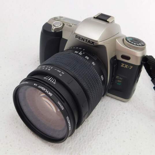 Pentax ZX-7 35mm Film Camera w/ Promaster AF 28-105mm Lens image number 2