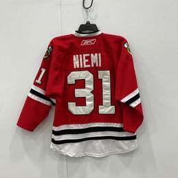 Mens Multicolor Short Sleeve Chicago Blackhawks Antti Niemi #31 NHL Jersey Sz 48 alternative image