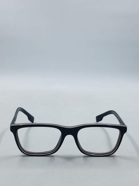 Burberry Black Browline Eyeglasses image number 2