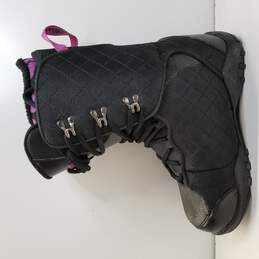 Triple Nickel Snow Boots Black Purple Womens Size 9 alternative image
