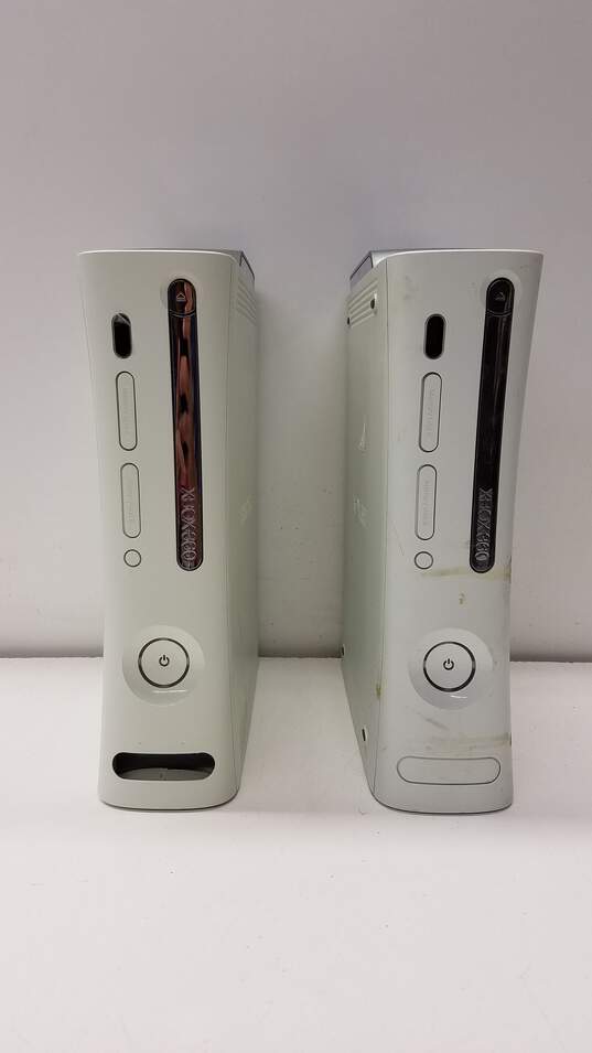 Microsoft Xbox 360 Console For Parts or Repair Lot of 2 image number 1