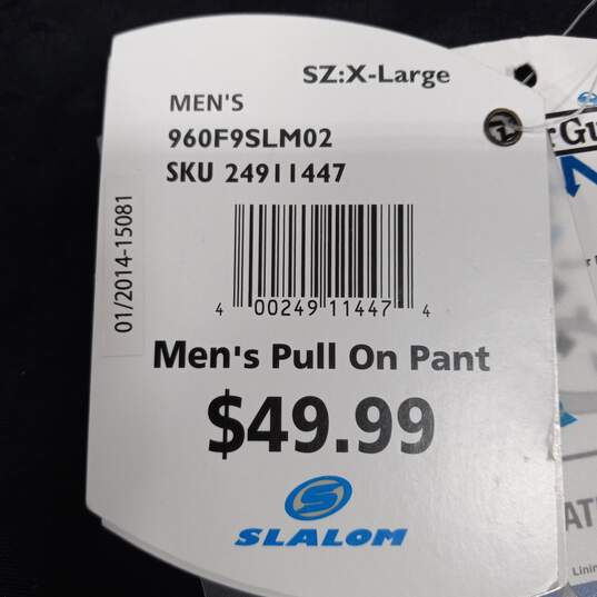 Slalom Men's Black Snow Pants Size XL W/Tags image number 4