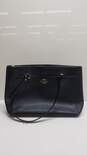 Coach New York Leather Black Tote Bag Purse image number 1