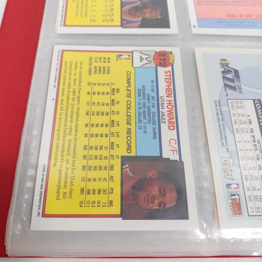 2.8lbs of Assorted Basketball Sports Trading Cards in Binder image number 7