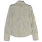 NWT Womens White Spread Collar Long Sleeve Button-Up Shirt Size Small image number 2