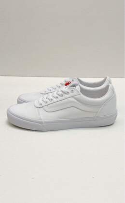 Vans Ward White Canvas Sneakers Size Men 10 alternative image