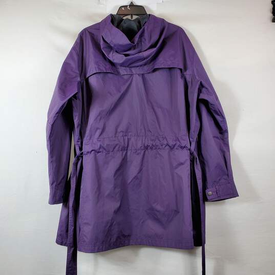 Columbia Women Purple Rain Coat 3X image number 2