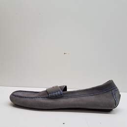 To Boot New York Adam Derrick Leather Loafers Size 10.5 Grey alternative image