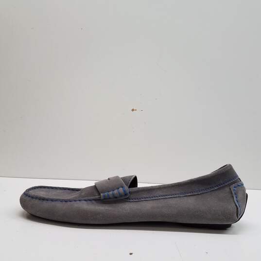 To Boot New York Adam Derrick Leather Loafers Size 10.5 Grey image number 2