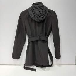 Women's Black Michael Kors0Coat Jacket w/Hood Size S alternative image