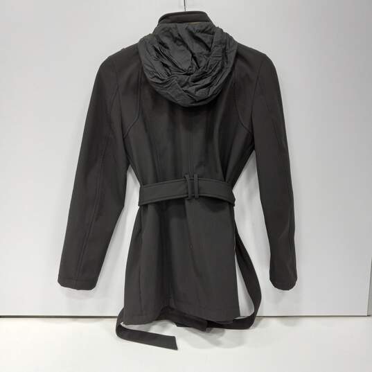 Women's Black Michael Kors0Coat Jacket w/Hood Size S image number 2