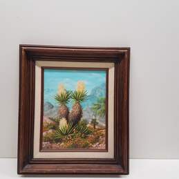 Karl Von Weidhofer Original Desert Landscape Painting