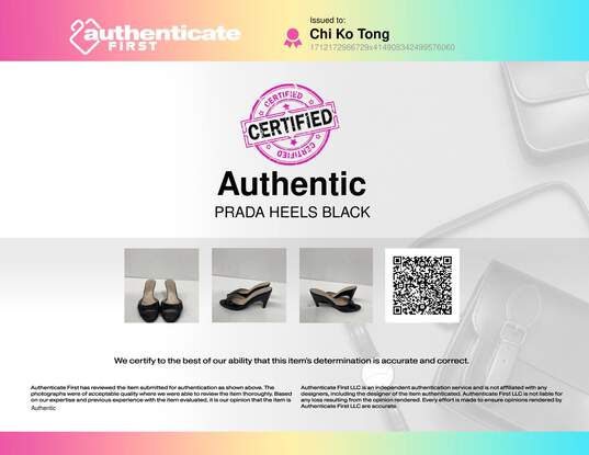 Prada Black Pump Heel Women 5 image number 9